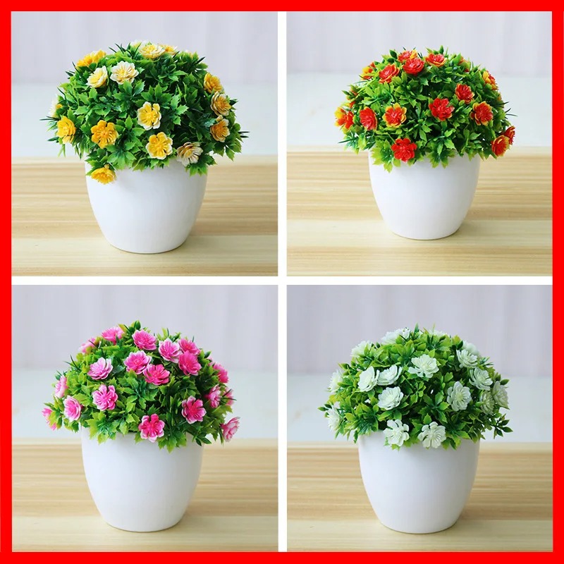 Bonsai Garden Kit - 1pc Artificial Plants Bonsai Small Flower
