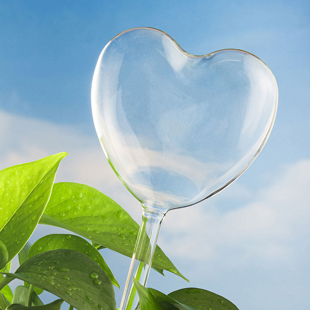 Bonsai Garden Kit - 3Pcs Heart Shaped Glass Self Watering
