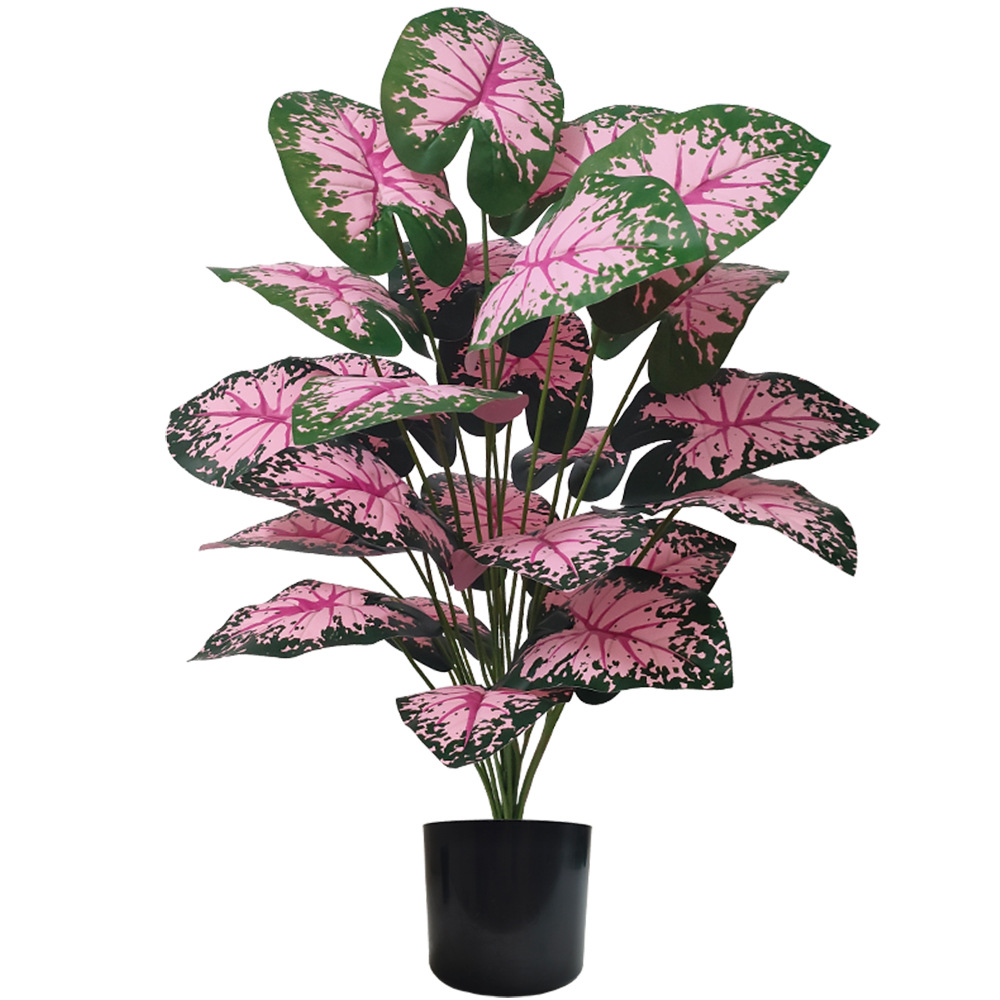 Bonsai Garden Kit - Pink Leaf Potted Plants Fake Artificial