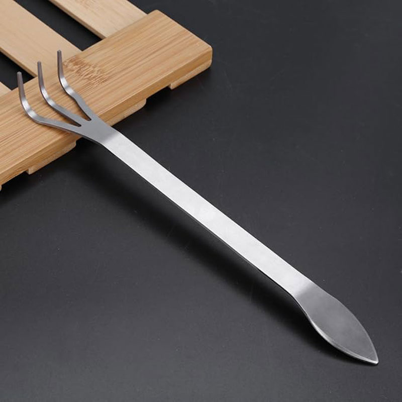 Stainless Steel Root Rake Hand - Bonsai Garden Rake 评论和价格