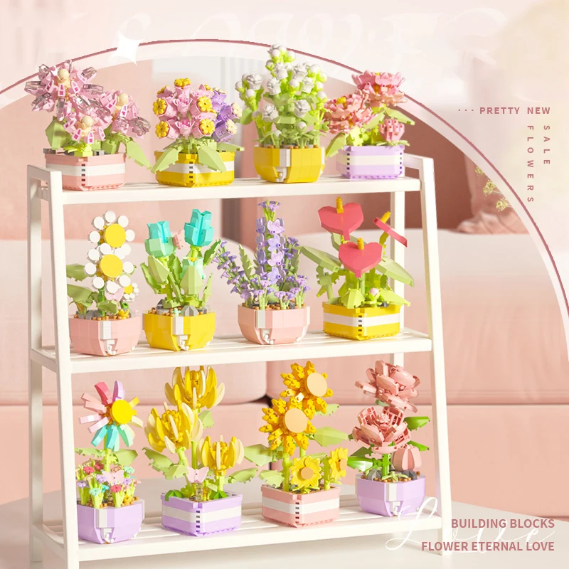 Flower Succulents Building Blo - Bonsai Garden Kit 评论和价格