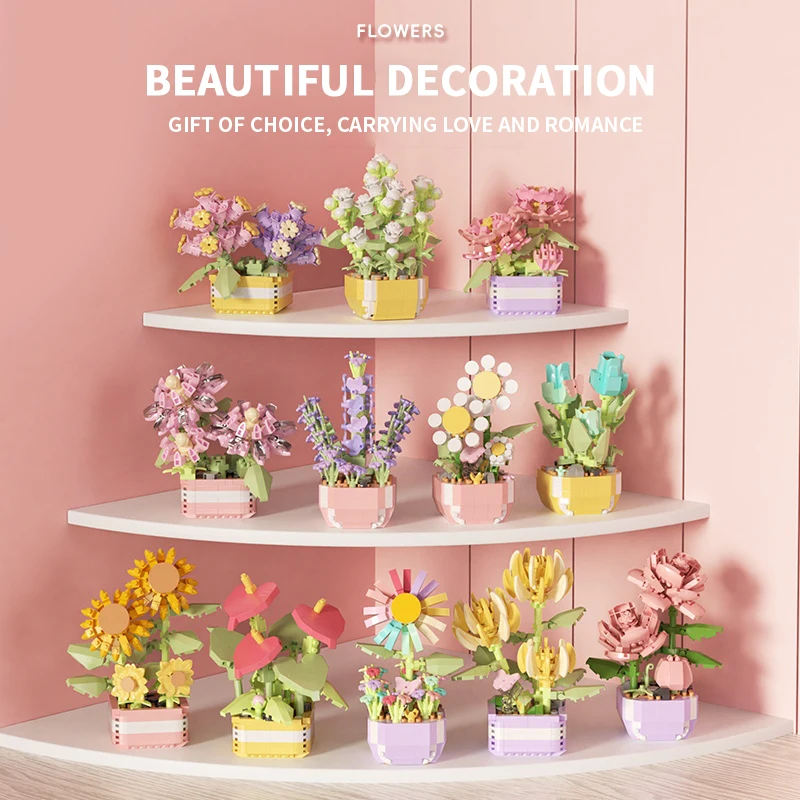 Flower Succulents Building Blo - Bonsai Garden Kit 评论和价格