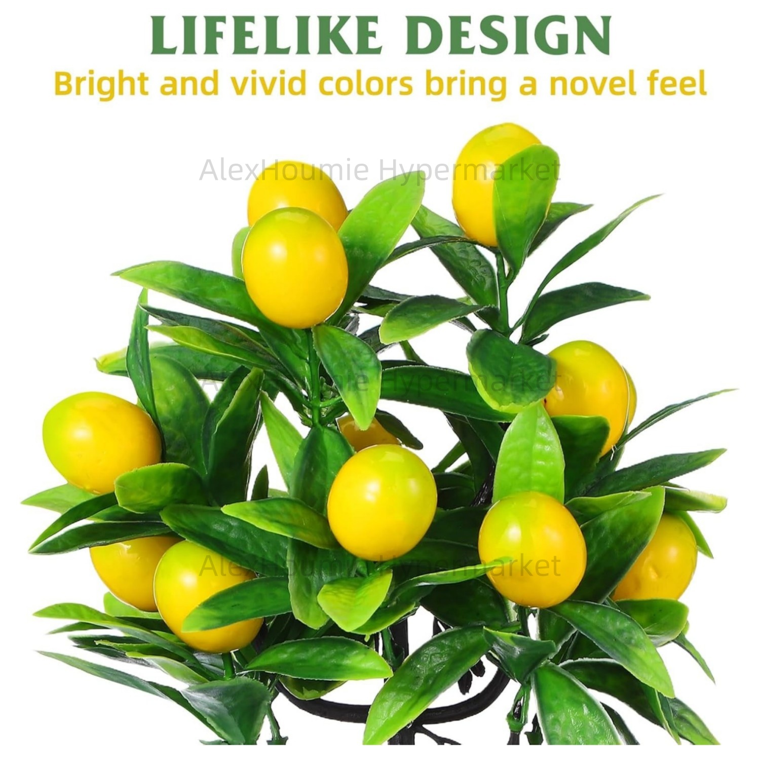 Fake Lemon Tree Small Artifici - Bonsai Garden Sushi 评论和价格