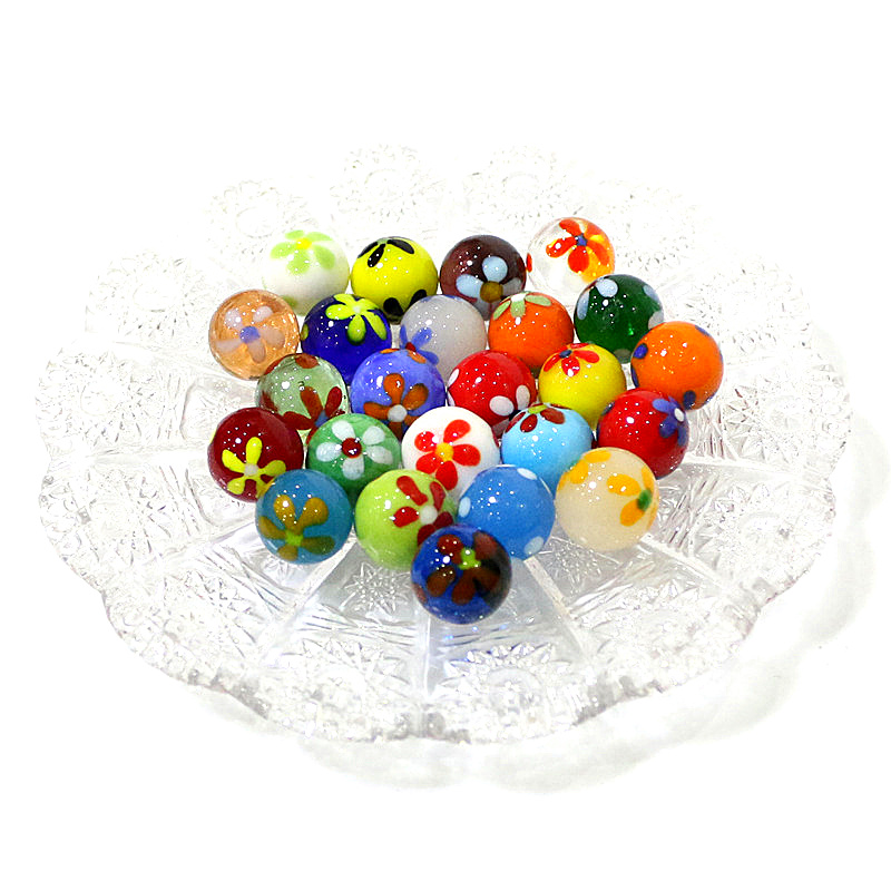6pcs 16mm Colorful Rare Glass  - Bonsai Garden Chinese Garden 评论和价格