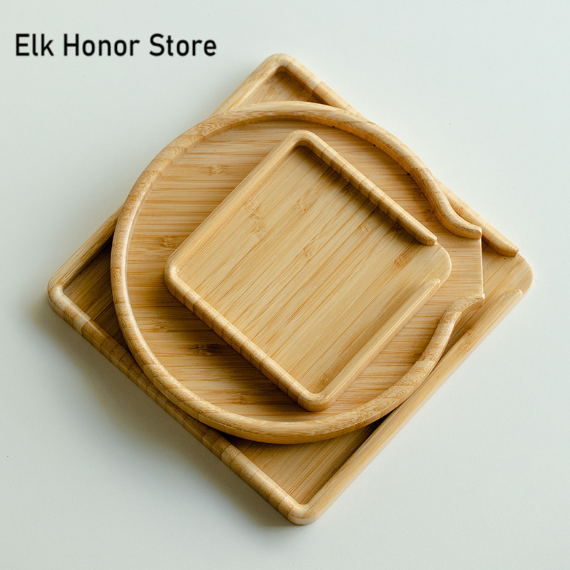 Chinese Bamboo Food Tray Puer  - Bonsai Garden Chinese Garden 评论和价格