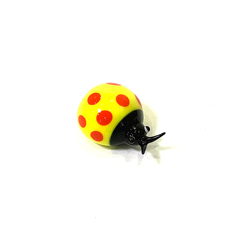 Colorful Mini Glass Ladybug Fi - Bonsai Garden Chinese Garden 评论和价格