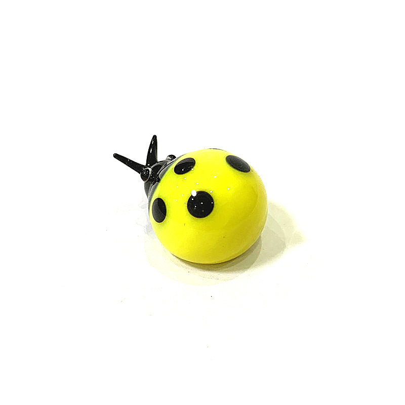 Colorful Mini Glass Ladybug Fi - Bonsai Garden Chinese Garden 评论和价格