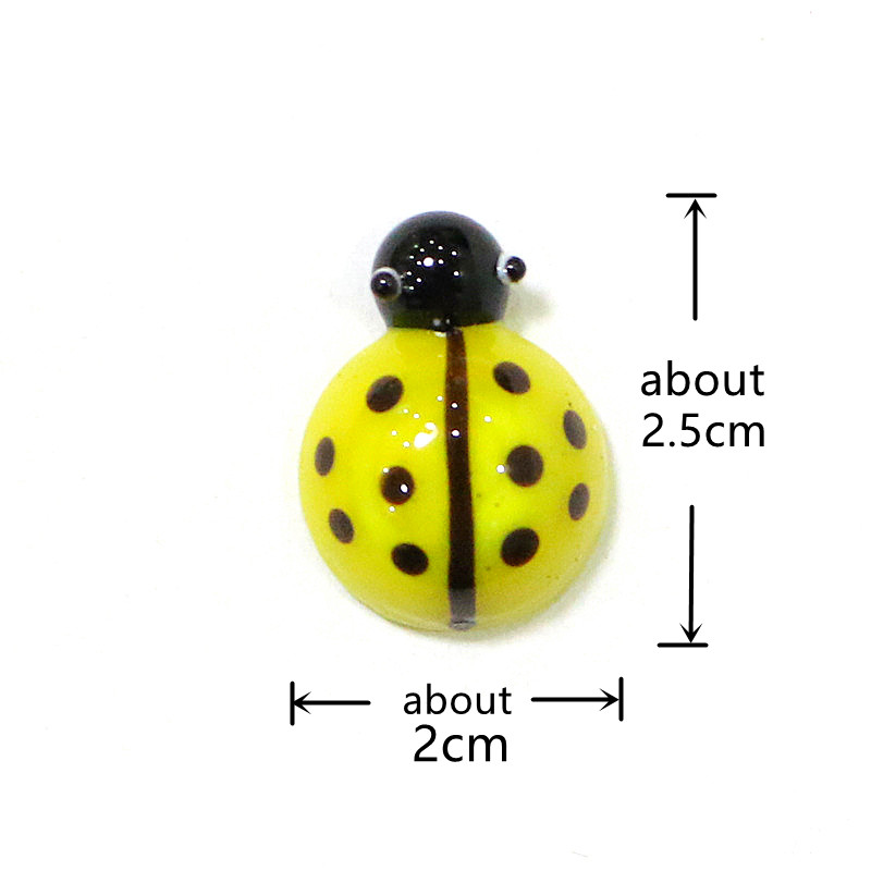 Mini Glass Beetle Ladybug Figu - Bonsai Garden Chinese Garden 评论和价格