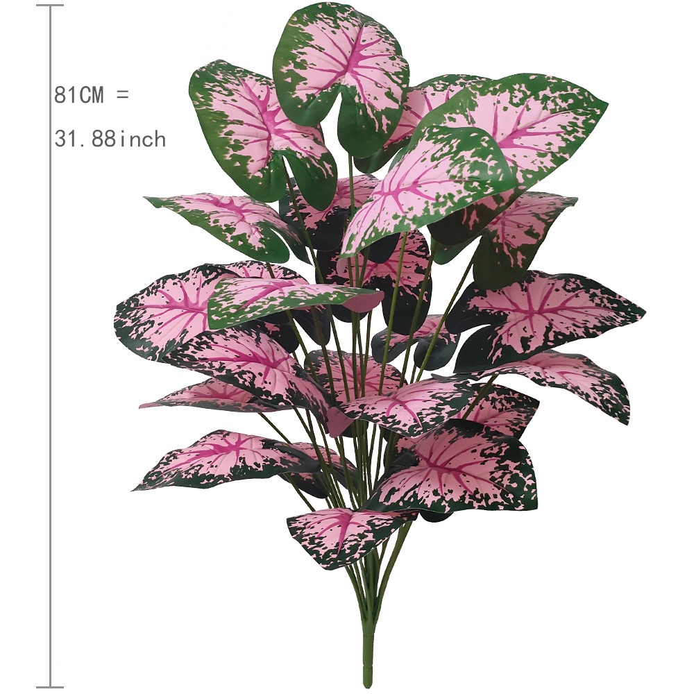 Pink Leaf Potted Plants Fake A - Bonsai Garden Kit 评论和价格