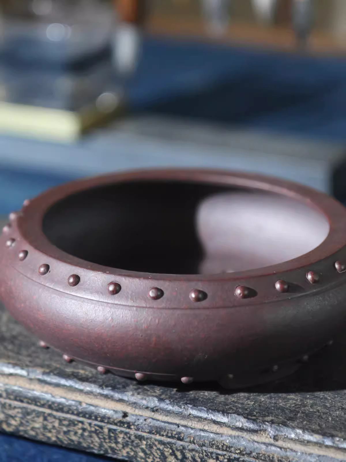 Ceramic Circle Bonsai Pot, Mad - Bonsai Garden Chinese Garden 评论和价格