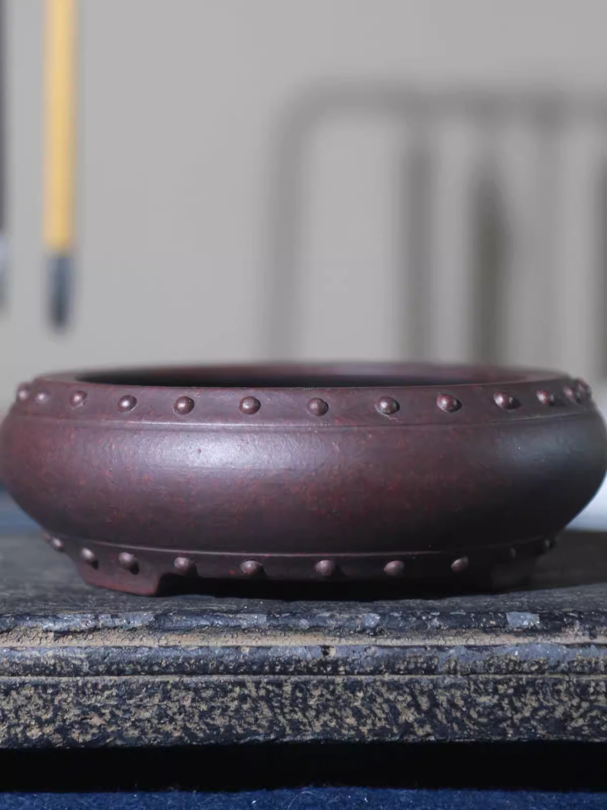 Ceramic Circle Bonsai Pot, Mad - Bonsai Garden Chinese Garden 评论和价格