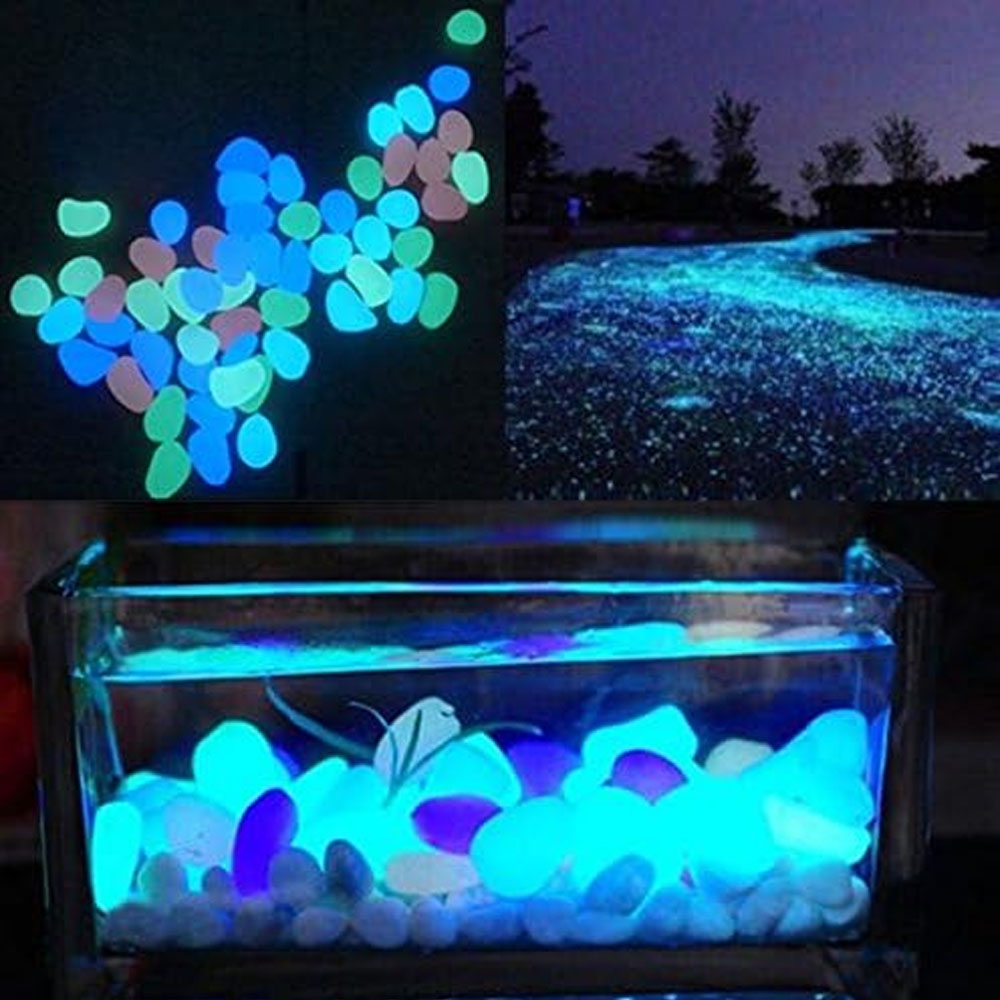 Fish Tank Rocks Glow Blue Pebb - Bonsai Garden Kit 评论和价格