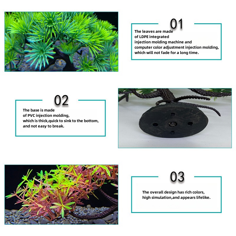 Aquarium bonsai tree, plant, f - Bonsai Garden Sushi 评论和价格