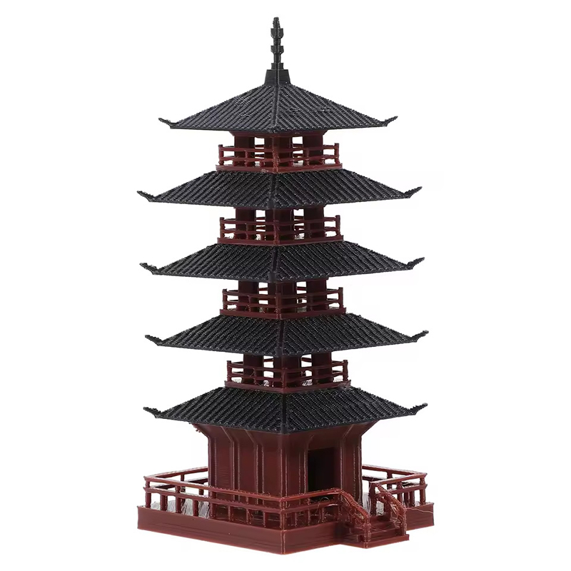 🛒1Pc Mini Pagoda Statue Chines - Bonsai Garden Chinese Garden 评论和价格