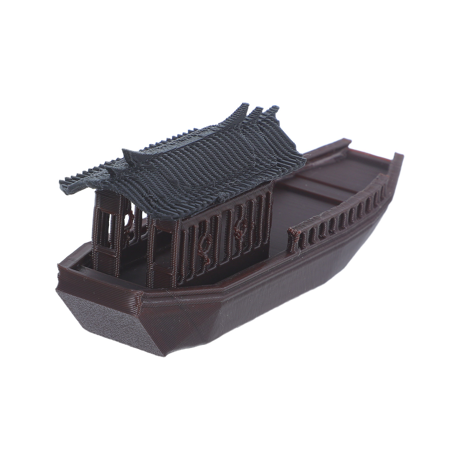 Miniature Chinese Fishing Boat - Bonsai Garden Chinese Garden 评论和价格