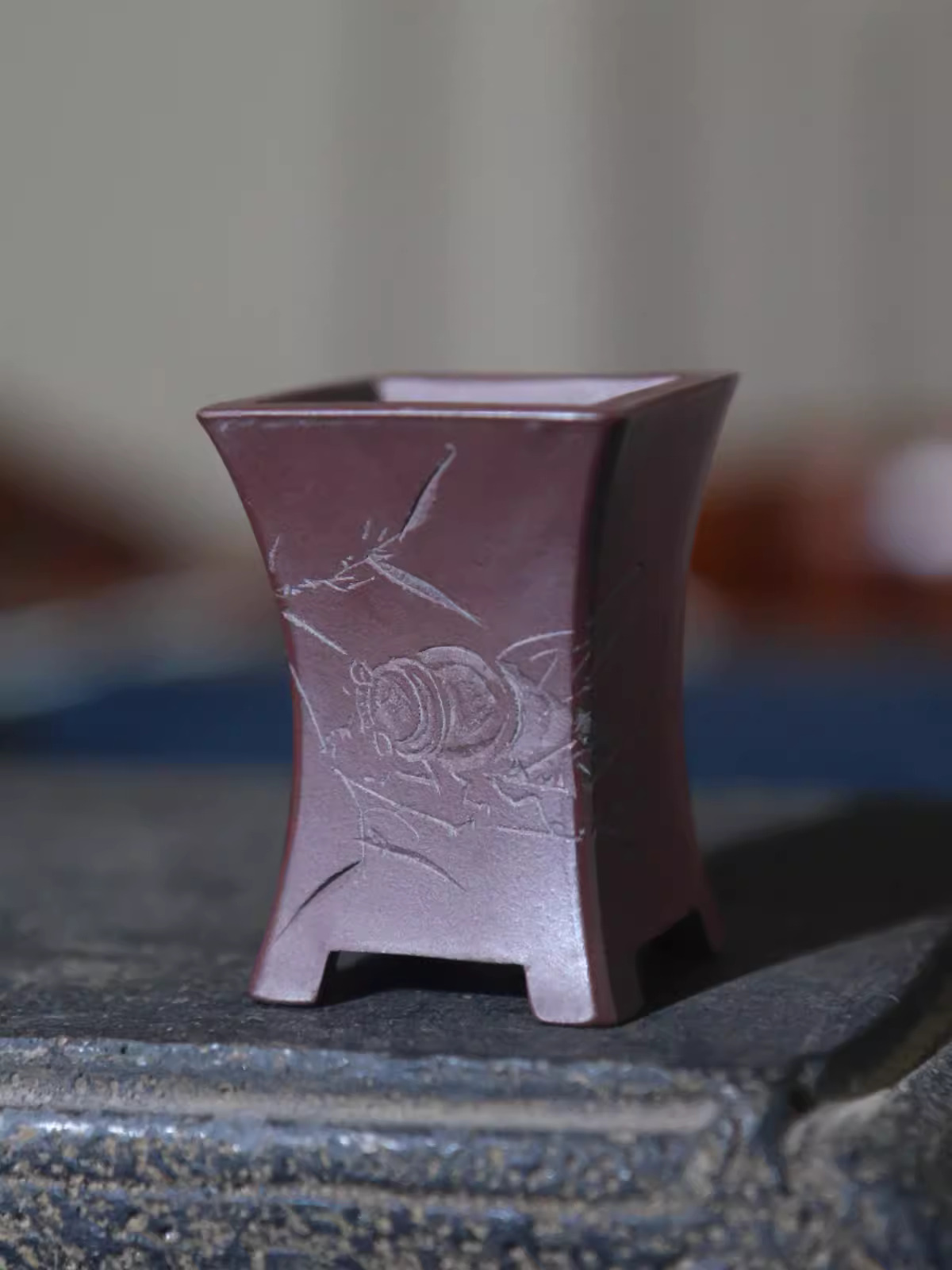 Ceramic Bonsai Pot ,Handmade C - Bonsai Garden Chinese Garden 评论和价格