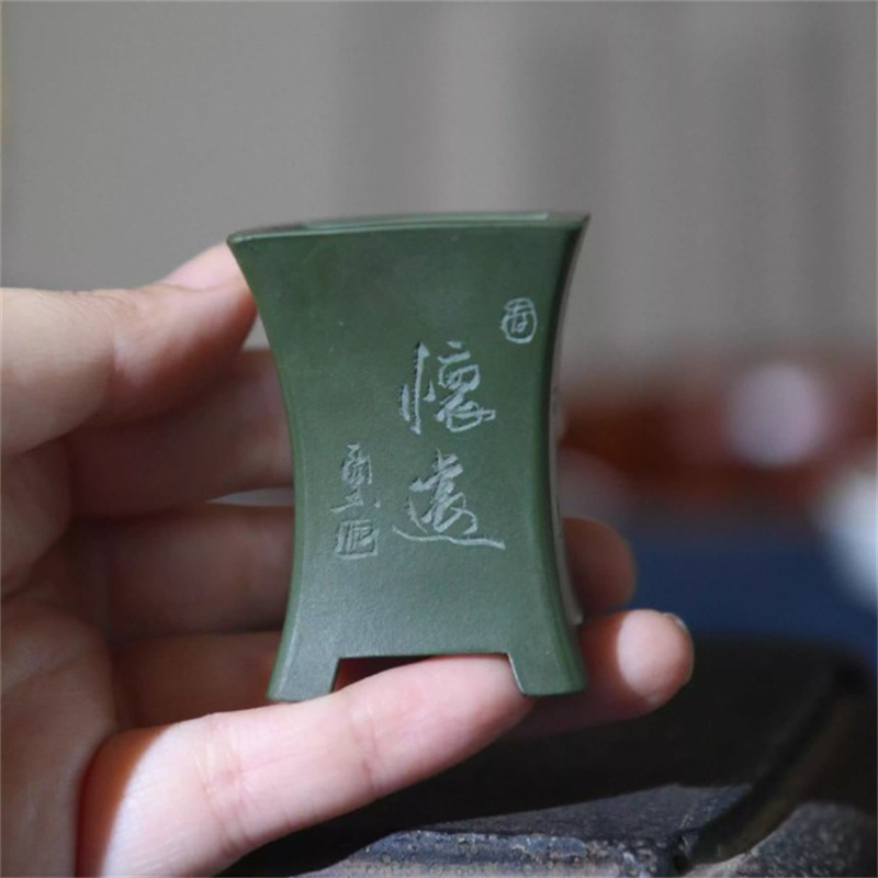 Ceramic Bonsai Pot ,Handmade C - Bonsai Garden Chinese Garden 评论和价格