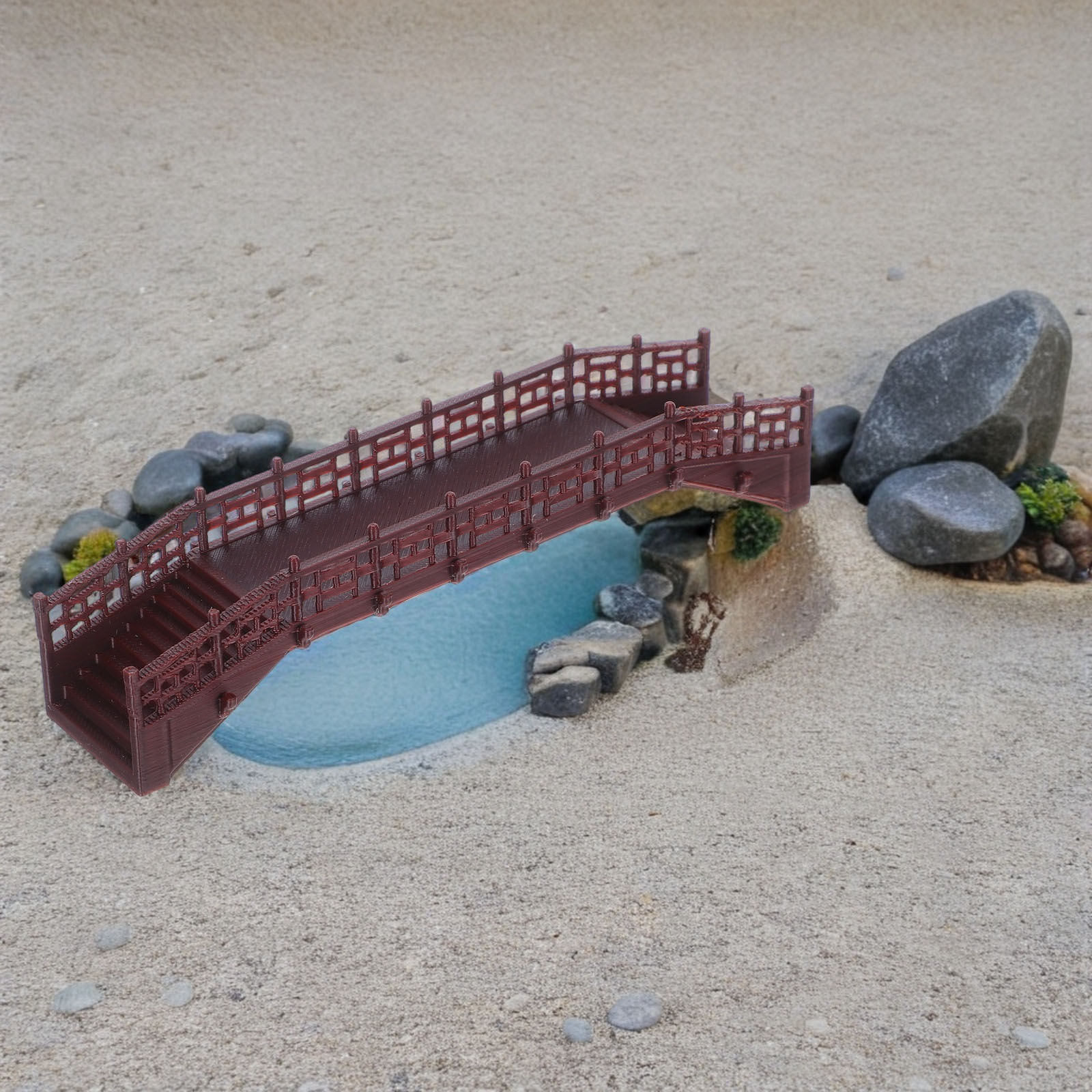 Miniature Bridge Chinese Style - Bonsai Garden Chinese Garden 评论和价格